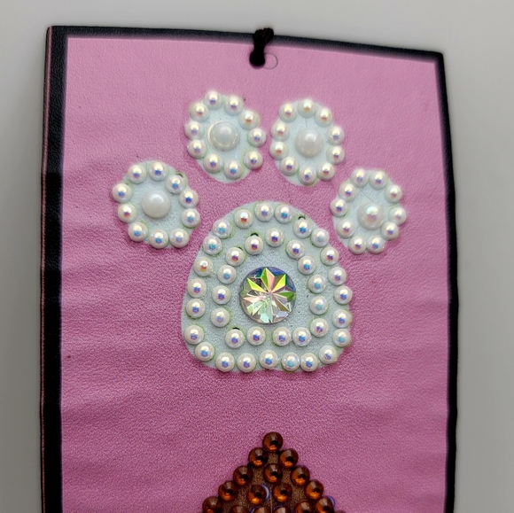 Poodle Bookmark Pink Diamond Painted - Picture 2 of 6